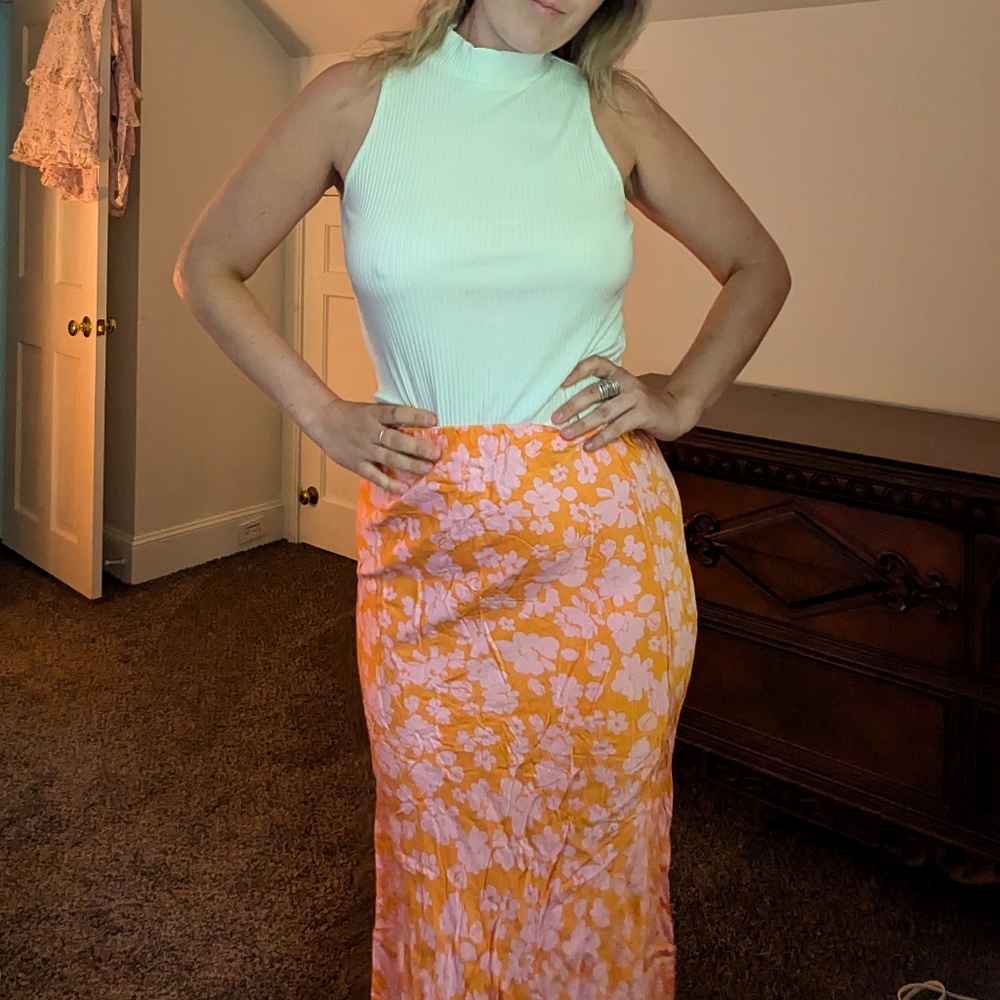 Floral Ghanda Skirt
